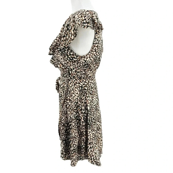 Free People Wrap French Quarter Mini Dress Size Small animal
Print - Picture 6 of 9